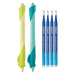 Lot de stylos effa�able kidy learn et recharges vert