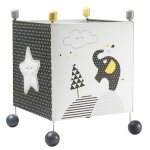 Luminaire enfant � poser en coton - babyfan gris