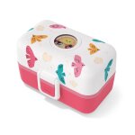 Lunch box � compartiments 800ml tresor rose birds