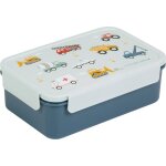 Lunch box dinosaures bleu, jaune, rouge