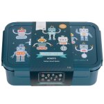 Lunch box enfant 3 compartiments bento bleu marine