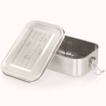 Lunch box inox yummy 500 ml pandas gris