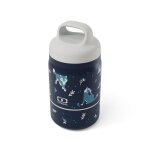 Lunch box isotherme 2 compartiments 500ml handy bleu wolf