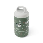Lunch box isotherme 2 compartiments 500ml handy vert raccoon