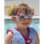 Lunettes de natation enfant anti buee uv bleu