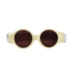 Lunettes de soleil bandeau ajustable 0 - 9 mois jaune clair