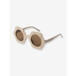 Lunettes de soleil fille lil' atelier mini bois de rose