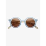 Lunettes de soleil rondes signature b�b� bleu