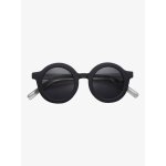 Lunettes de soleil rondes signature b�b� noir