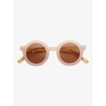 Lunettes de soleil rondes signature b�b� rose