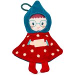 Lutin de no�l � suspendre rouge, bleu, blanc