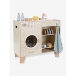 Machine � laver en bois - edition limit� beige