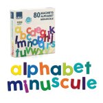 Magnets alphabet minuscule 80 pcs beige Magnets alphabet minuscule 80 pcs beige