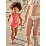 Maillot de bain 1 pice bb fille fleurs fuchsia