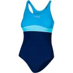 Maillot de bain 1 pice emily bleu marine / bleu