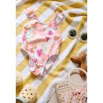 Maillot de bain 1 pi�ce enfant rosara peche