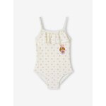Maillot de bain 1 pi�ce fille pat patrouille rose p�le imprim�