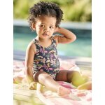 Maillot de bain 1 pièce imprimé capsule famille bébé fille encre Maillot de bain 1 pièce imprimé capsule famille bébé fille encre