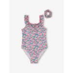 Maillot de bain 1 pice imprim fleuri fille imprim