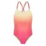 Maillot de bain 1 pice nylon harma rose / crme