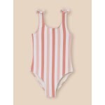 Maillot de bain 1 pi�ce - ray� rayure multico rose