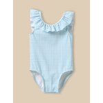 Maillot de bain 1 pi�ce vichy b�b� vichy bleu
