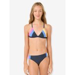 Maillot de bain 2 pi�ces block party marine