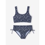 Maillot de bain 2 pi�ces fille marine