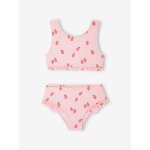 Maillot de bain 2 pices fille rose