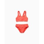 Maillot de bain 2 pi�ces avec motif d'�toiles en boucl� corail clair