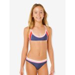Maillot de bain 2 pi�ces surf revival fille marine