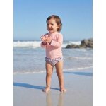Maillot de bain anti uv 2 pi�ces rose p�le