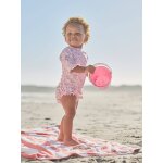 Maillot bain anti uv 3 pi�ces rose poudr�