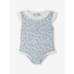 Maillot de bain bb fille 1 pice ouverture dos imprim