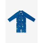 Maillot de bain b�b� motif espace avec protection uv, insert couche sterntaler bleu roi