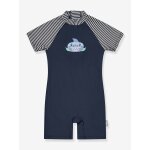 Maillot de bain b�b� motif requin avec protection uv, insert couche sterntaler marine