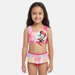 Maillot de bain enfant imprim� minnie fushia