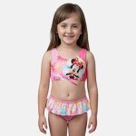 Maillot de bain enfant imprim� minnie rose