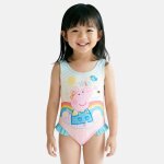 Maillot de bain enfant imprim� peppa pig vert