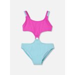 Maillot de bain fille anti - uv upf 50 + rose