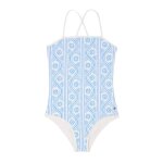 Maillot de bain fille bleu