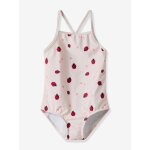 Maillot de bain fille fines bretelles imprim� name it rose p�le