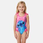 Maillot de bain fille lilo & stitch rose fuchsia