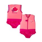 Maillot de bain flottant : aloha rose