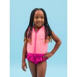 Maillot de bain flottant enfant - aloha rose