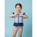 Maillot de bain flottant enfant - coeur blanc