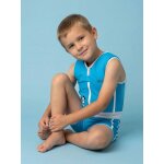 Maillot de bain flottant enfant - skipper bleu ciel