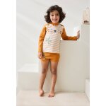 Maillot de bain gar�on 2 pi�ces t - shirt de protection uv et boxer mio camel