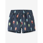 Maillot de bain gar�on ample imprim� glaces name it gris ardoise