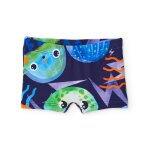 Maillot de bain gar�on en maille avec �lastique bleu